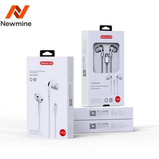 หูฟังอินเทอร์เฟซ Type-C ของ Newmine สำหรับ Huawei Xiaomi หูฟังปรับจูนในหูของขวัญสำหรับวิ่งกีฬาหูฟังหูฟังเกมหูฟังสด Outing Artifacts หูฟังแบบมีสายสากล