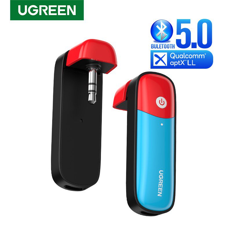 UGREEN Switch Bluetooth 5.0 Audio 3.5mm Transmitter Adapter for Nintendo Switch APTX LL Wireless
