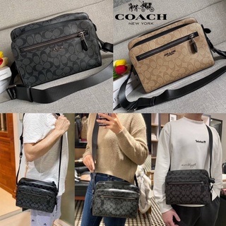 COACH WEST CAMERA BAG IN SIGNATURE ((91485))