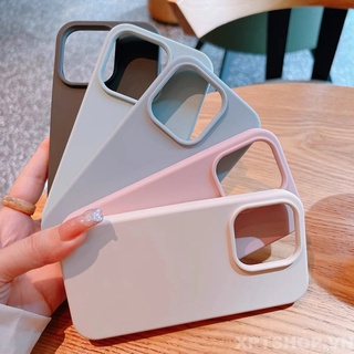 【พร้อมโลโก้】เคสโทรศัพท์ซิลิโคนเหลว แบบนิ่ม หรูหรา กันลื่น กันกระแทก สําหรับ iPhone 14 Pro MAX 14Max 13 12 11 Pro MAX IX XS MAX XR