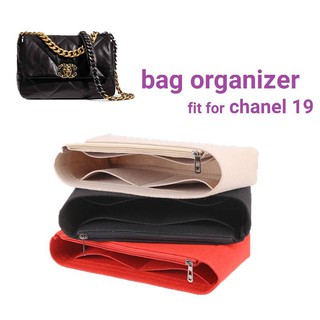 【นุ่มและเบา】ที่จัดระเบียบกระเป๋า cha.nel 19 bag ที่จัดกระเป๋า  bag in bag ที่จัดทรง bag organizer lining bag insert