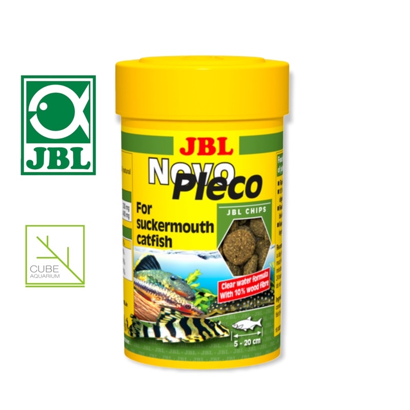 JBL Novo Pleco - อาหารหลักสำหรับปลาสายพันธุ์ซักเกอร์ (53g / 100ml) อาหารหลักสำหรับปลาซักเกอร์