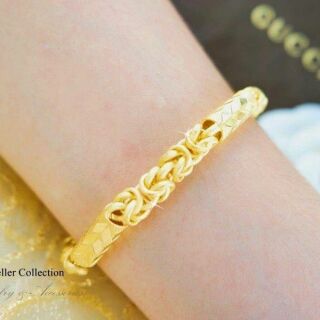 สร้อยข้อมือลายคลาสสิค งานทอง 5 ไมครอน