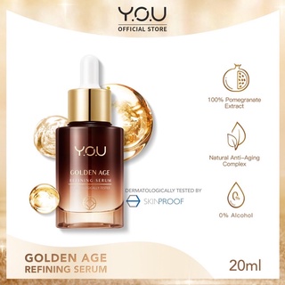 Y.O.U  Golden Age Refining Serum 20ml เซรั่มลดการเกิดริ้วรอยเพื่อความกระจ่างใส