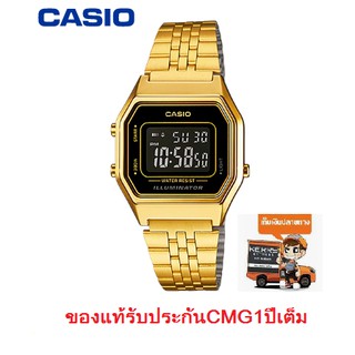 Casio Standard นาฬิกาข้อมือสุภาพสตรี รุ่น LA680WGA-1B ของแท้ ประกันศูนย์ CMG 1ปีเต็ม