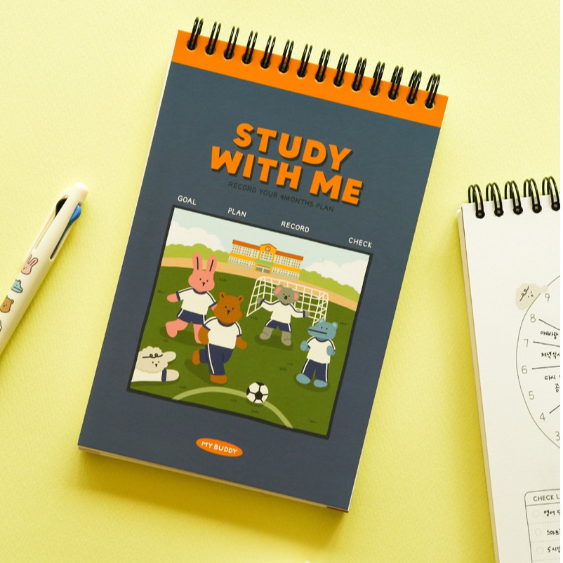 My Buddy Study Planner แพลนเนอร์การเรียนรูปหมีน้อย จาก Dailylike ลิขสิทธิ์แท้