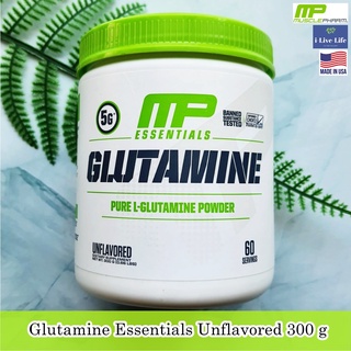 ผง กลูตามิน บริสุทธิ์ Glutamine Essentials Unflavored 300 g - MusclePharm