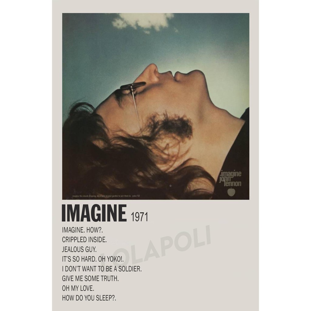 Imagine Album Cover Poster - John Lennon