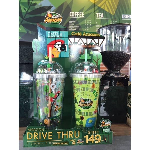 Amazon แก้วโดม Cafe Amazon Drive Thru Tumbler Limited Edition Shopee