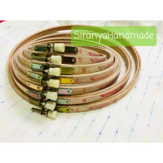 CRAFT MOMENTS : สะดึงไม้ KKK 4 นิ้ว– 16 นิ้ว : สะดึงปักผ้า สะดึงกลม สะดึง WOODEN EMBROIDERY HOOPS งานสำหรับงานปัก งานDIY