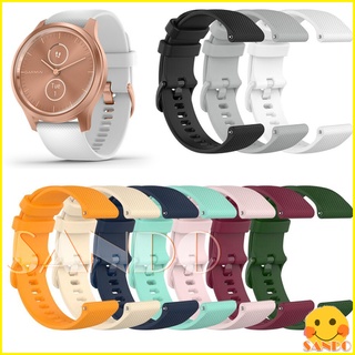 สาย Garmin Vivomove Style Garmin Vivomove Luxe สายนาฬิกาข้อมือซิลิโคน สไตล์สปอร์ต สําหรับ Garmin Vivomove Luxe