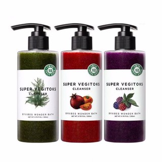 (พร้อมส่ง) Wonder Bath - Super Vetgitoks Cleanser 300ml (Green, red, purple)