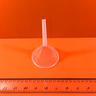 กรวย พลาสติก Plastic Funnel (PP) ขนาด 50 mm 75 mm 90 mm และ 150 mm