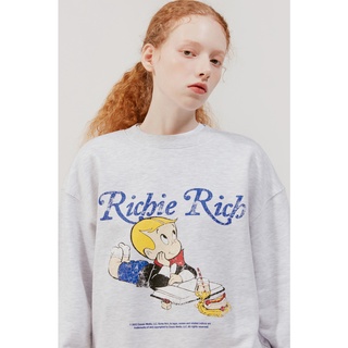 ALAND เสื้อ OIOI รุ่น RICHIE RICH SWEATSHIRTS_L/Grey สีเทา