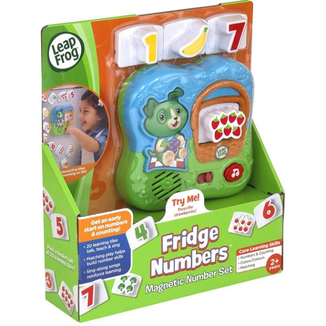 LeapFrog Fridge Numbers Magnetic Set

numbers and counting แม่เหล็กติดตู้เย็น