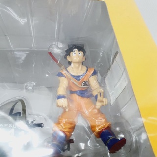 1/8 RARE Dragonball Z Ichiban Kuji Mecha Capsule 341 &amp; GOKU Air Bike Banpresto B40 Action Figure Limited กล่องซีด