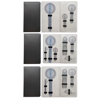 3/5/6 ชิ้น/เซ็ต 180/360 องศา Goniometer Finger Spinal Joint M