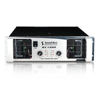 SOUNDBEST SX1300 แอมป์คุณภาพสูง  1300W/ต่อข้างที่ 8 โอห์ม คลาส H จ่ายไฟ 3 สเต็ป