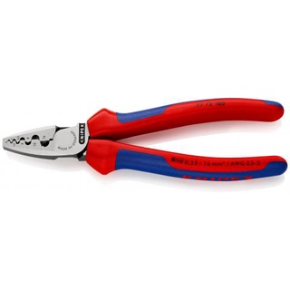 คีมย้ำสำหรับปลอกปลาย KNIPEX NO.97 72 180 Crimping Pliers for end sleeves (ferrules) (180mm.) Factory Gear By Gear Garage