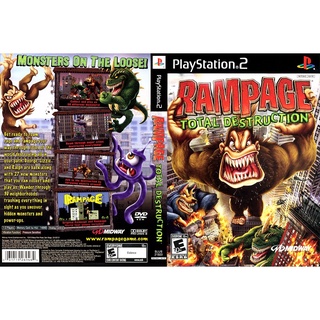 Rampage - Total Destruction แผ่นเกมส์ PS2