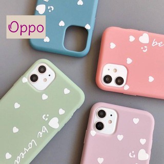 💚❤️ เคสOPPO เคสซิลิโคน รูปหัวใจ A9 2020 A5 A3S AX7 AX5S A7 OPPO A31 A91 A12 F11Pro F9 F7 Silicon #401 💚❤️