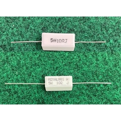 R กระเบื่อง 10 Ohm 5w , 22 Ohm 5w , 0.47 Ohm 20w , 4.7 Ohm 5w , 5 Ohm 5w , 6.8 Ohm 10w , 3.3K Ohm 7w