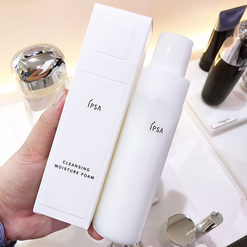 💦IPSA Cleansing Moisture Foam โฟมล้างหน้า แพ็คเกจใหม่ **สินค้าเคาท์เตอร์ไทย ผลิตปี 2024**