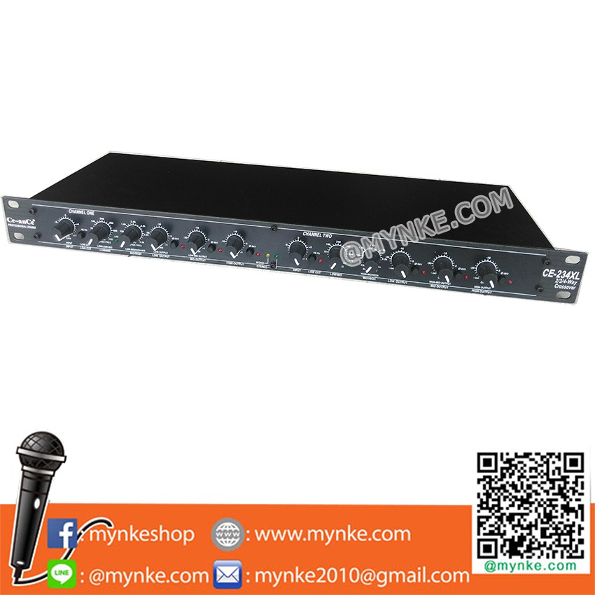 K20SH สเตอริโอครอสโอเวอร์ CROSSOVER 234XL 2-way / 3-way 4-way Crossover Ce-anCe