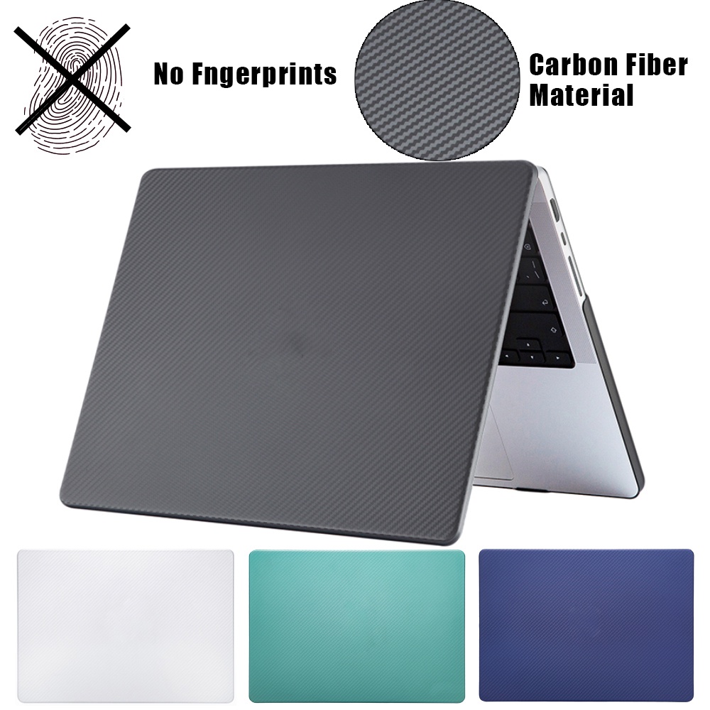 เคสแล็ปท็อป คาร์บอนไฟเบอร์ อุปกรณ์เสริม สําหรับ Macbook air M1 2020 Funda Macbook air 13 Macbook Pro 13 Case Pro 16 Pro 14