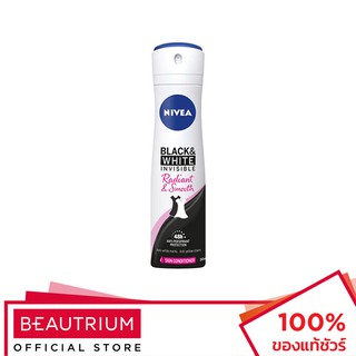 NIVEA Invisible Black &amp; White Clear Deodorant Spray สเปรย์ระงับกลิ่นกาย 150ml