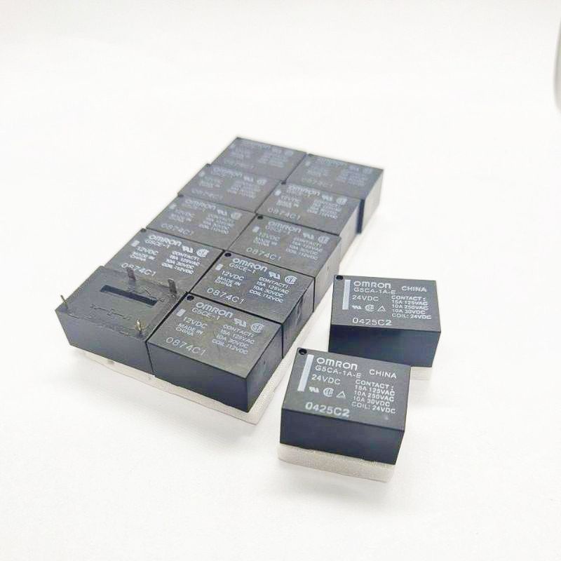ราคาต่อ 1ตัว 👉👉RELAY G5CA-1A G5CA-1A4-E 5VDC  G5CA-1A-E 12VDC  G5CA-1A-E 24VDC  รีเลย์ 4ขา กระแส 10A