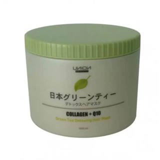 🌟 ครีมบำรุงผม ยูเนี่ยน UNION GREEN TEA DETOXING HAIR MASQUE …