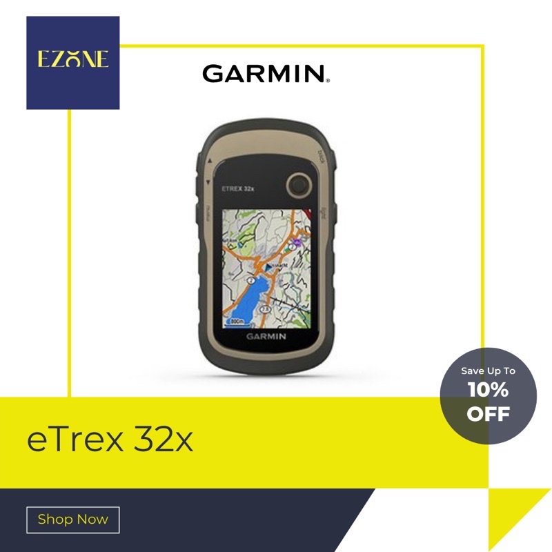 เครื่อง GPS ยี่ห้อ Garmin รุ่น eTrex 32x รุ่นนำเข้า