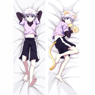 ปลอกหมอน ลายการ์ตูนอนิเมะ HUNTERxHUNTER Killua Zoldyck Coplay ขนาด 60x180 ซม.