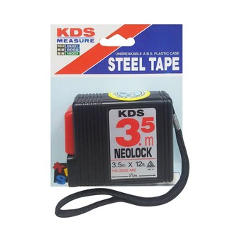 ตลับเมตร KDS NEOLOCK 3.5 ม. สีดำ NEOLOCK MEASURING TAPE 3.5M KDS BLACK