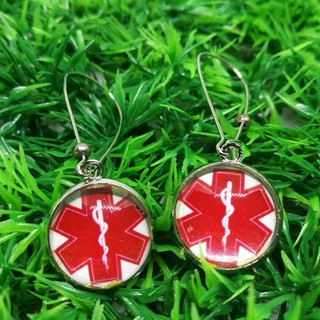 ต่างหู Red Star of Life