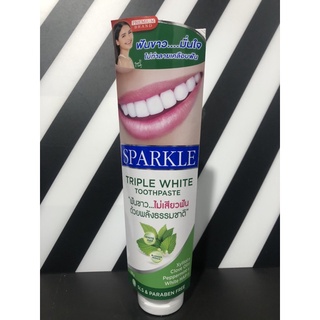 Sparkle Triple White Toothpaste ยาสีฟัน 100กรัม