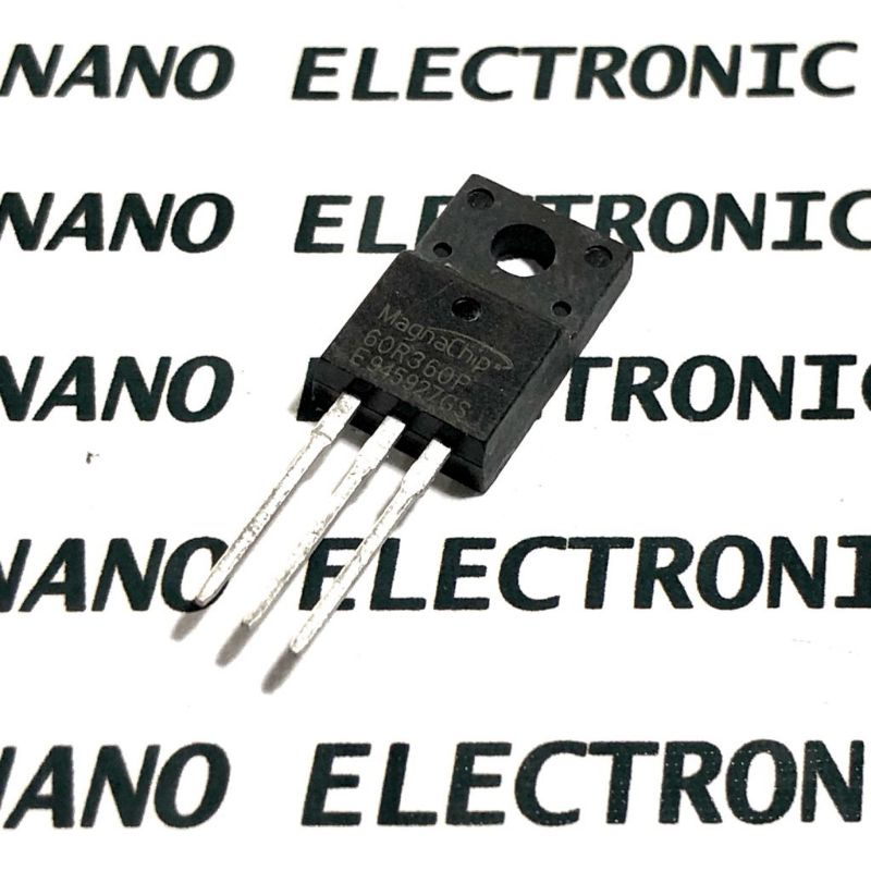ทรานซิสเตอร์ N-Channel Mosfet 60R360P 60R360 MMF60R360P TO-220F