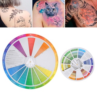 Master Sculptor Tattoo Color Wheel อุปกรณ์เสริมอุปกรณ์เสริมสําหรับสักสี 2 ชิ้น