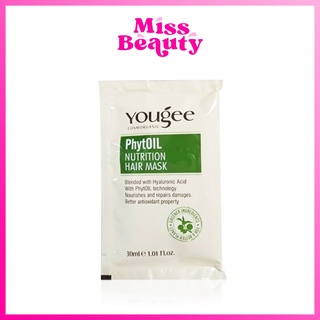 Yougee PhytOil Nutrition Hair Mask 30ml. ยูจี มาส์กเข้มข้น แบบซอง 30มล. สำหรับผมเสีย