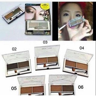 คิ้วฝุ่น Nice Shop Eyebrow Powder 2 Shades Brush เขียนคิ้ว ฝุ่น