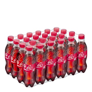 โปรโมชัน! โค้ก น้ำอัดลม ออริจินัล 330 มล. แพ็ค 24 ขวด Coke Soft Drink Original 330 ml x 24 Bottles