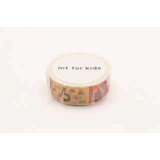 mt masking tape number (MT01KID015) / เทปตกแต่งวาชิ ลาย number แบรนด์ mt masking tape ประเทศญี่ปุ่น