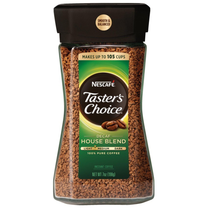 Nescafe Taster's Choice DECAF เนสกาแฟ เทสเตอร์ ชอยส์ กาแฟสกัดคาเฟอีนออก 198g.