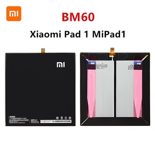 BM60 แบตเตอรี่สำหรับ Xiaomi Pad 1 Mipad 1 A0101 BM60คุณภาพสูงเปลี่ยนแท็บเล็ตแบตเตอรี่ 6520MAh