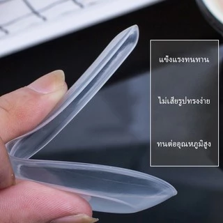 ช้อนสั้นสีใส/สีขาว (100อัน) SP ช้อนพลาสติก ตักขนม ตักข้าว ซุป ใช้แล้วทิ้ง
