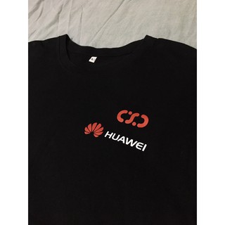 เสื้อยืดผ้าฝ้าย เสื้อยืดมือสอง HUAWEI Size M มือ2