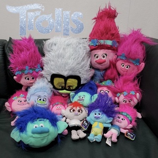 ตุ๊กตา Poppy ป๊อปปี้ Branch แบรนช์ เรื่อง Trolls World Tour โทรลล์ส เวิลด์ ขนาด 7"-14"