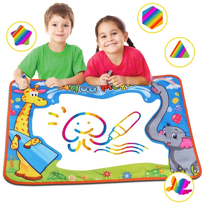 Magic Water Drawing Mat with 1PCS Magic Water Pens Doodle Mat Painting ...