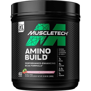 MuscleTech Amino Build 7g of BCAAs + Electrolytes Support Muscle Recovery Build Lean Muscle &amp; Boost Endurance